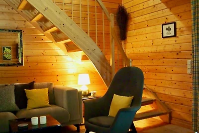 HAS-50 - Holzferienhaus mit überdachter...