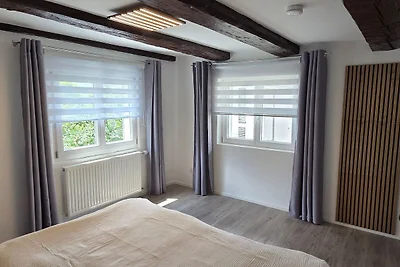 4-Raum Ferienhaus In den Auen, Badewanne/Dusc...