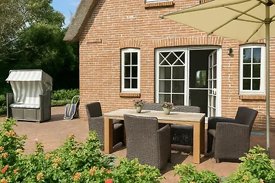 Seesucht-Föhr - Moderne Reet-Haushälfte mit...