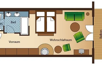 Komfortzimmer Alpenherz Ost