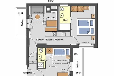 Ferienwohnung Riederstein - 4 Sterne