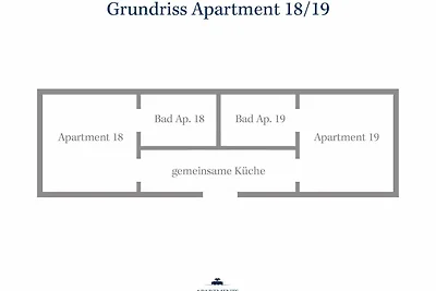 Apartment mit 2 Schlafzimmern und Gartenblick...