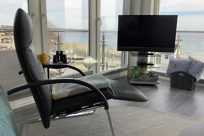 2-Raum FeWo II, 50m², 2.OG, Balkon, Meerblick