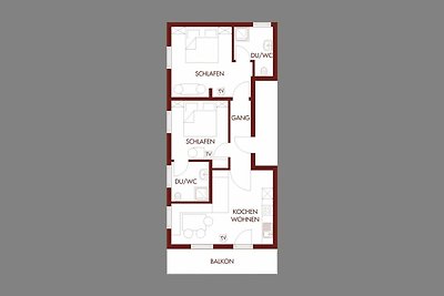 Ferienwohnung Zafernhorn 4 Personen, 2...