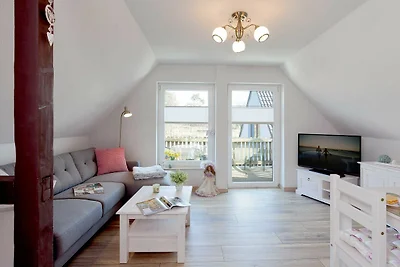 Ferienhaus mit Balkon