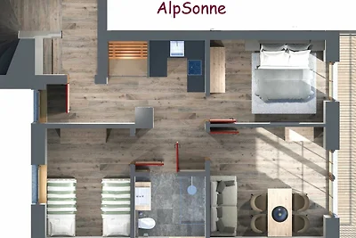 Ferienwohnung Alpsonne für 2-4 Personen