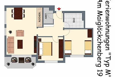 Drei-Raum-FeWo Typ M06