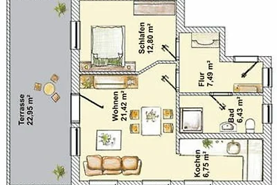 Ferienwohnung in idyllischer Lage in den...