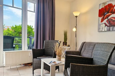 A9: Seeblick 2-Raum-Fewo (34m², max. 3 Pers.)