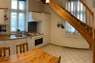 Maisonettenwohnung mit Sauna 200 m zum Meer