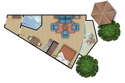 1-Raum-Appartement