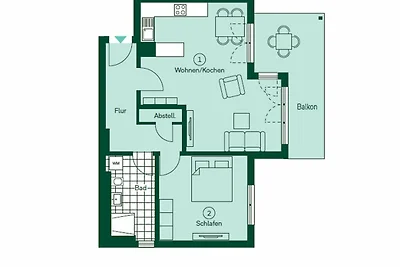 Vakantieappartement Gezinsvakantie Garz