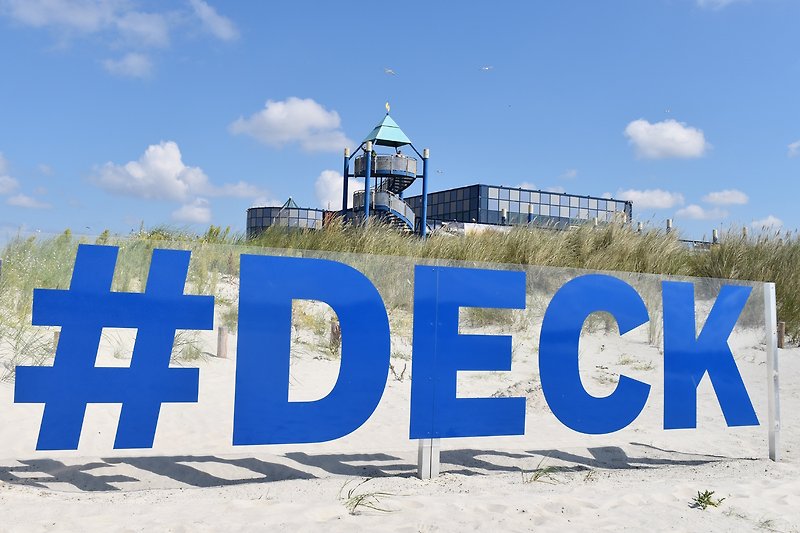 "Das Deck" - wohl einzigartig an der deutschen Nordseeküste!