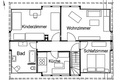 Strandmuschel Junior Suite