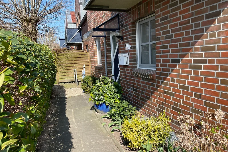Ihr Zugang zur Ferienwohnung Nina