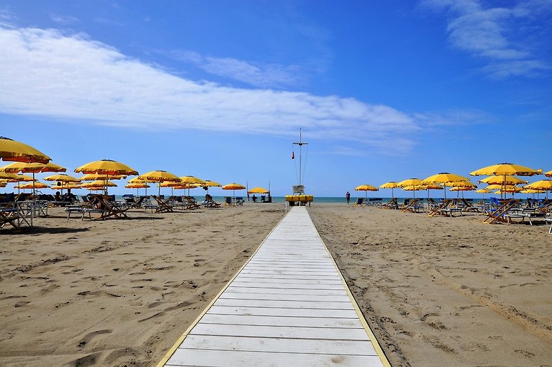 Strand van Viareggio