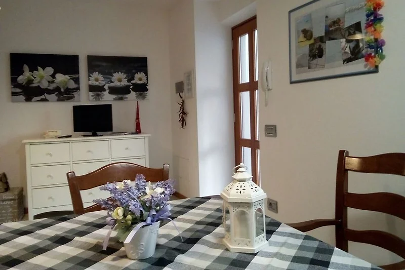 kamer met een bank, een salontafel, een televisie en een open haard. De kamer heeft ook een groot raam met uitzicht op de tuin.