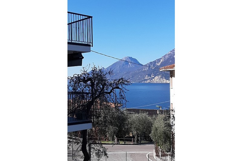 Blick vom Balkon