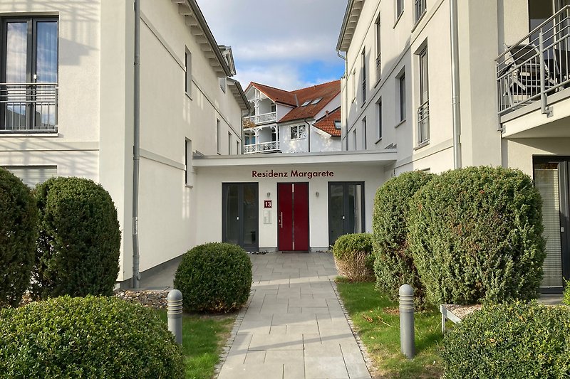Residenz Margarete im Ostseebad Binz auf Rügen.