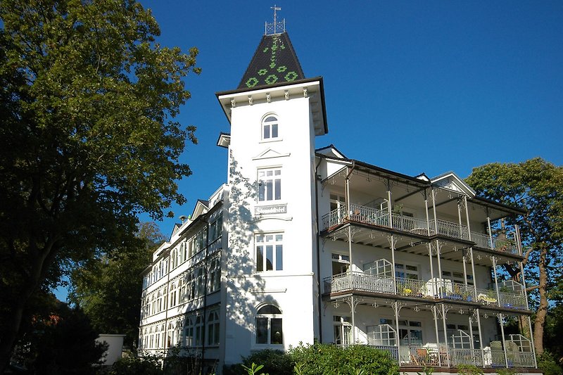 Die Villa Stranddistel in Binz.
