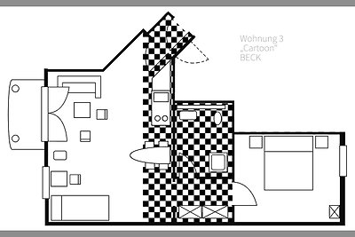 Haus Karoline, Fewo Cartoon
