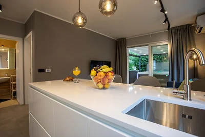 Wohnung mit Whirlpool im Freien