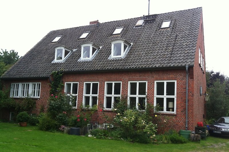 Rear view with garden