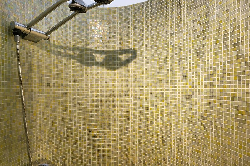 Dusche mit eleganten Design