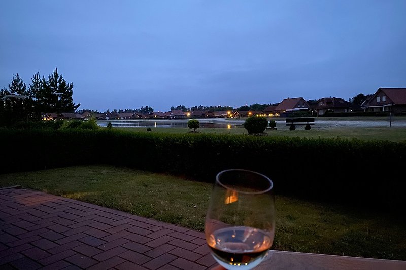 Abends auf der Terrasse