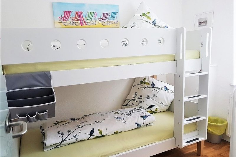 Second bedroom with bunk bed
