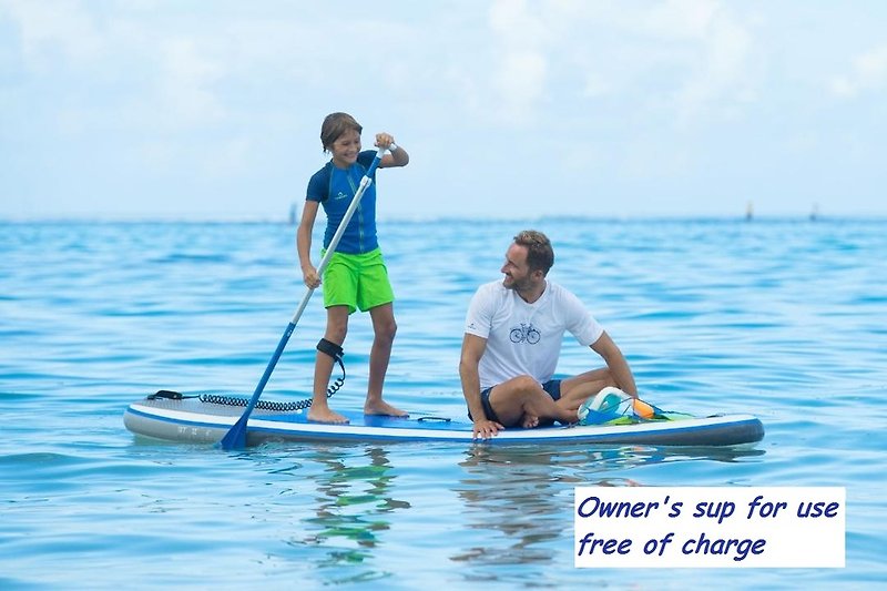 Owners Stand Up Paddle Board (SUP) for use FREE.