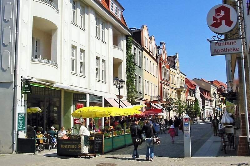 Die Innenstadt von Waren (Müritz)