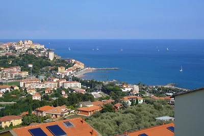 Villa Mira Maurizio con vista mare
