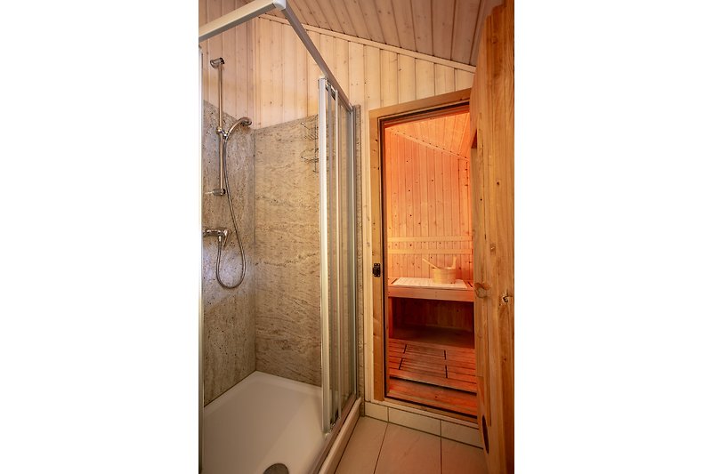Direkter Zugang zur hauseigenen Sauna