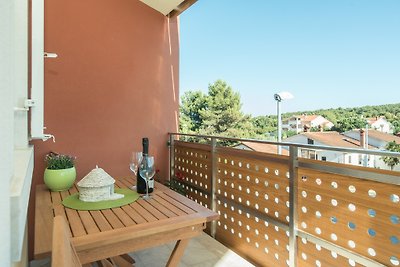 Apartment Bokan mit Balkon