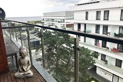 Attico di lusso vista mare sulla spiaggia