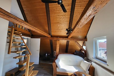 Ferienwohnung Wichtelhäuschen 2 in Bad Harzburg. Kamin und 1.200qm Garten