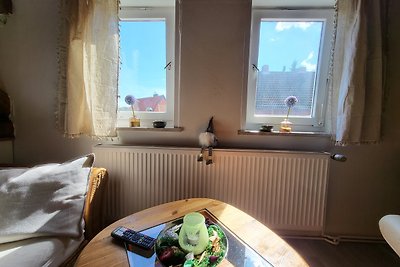 Ferienwohnung Wichtelhäuschen 2 in Bad Harzburg. Kamin und 1.200qm Garten