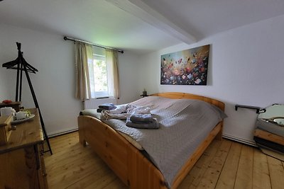 Ferienwohnung Wichtelhäuschen 2 in Bad Harzburg. Kamin und 1.200qm Garten