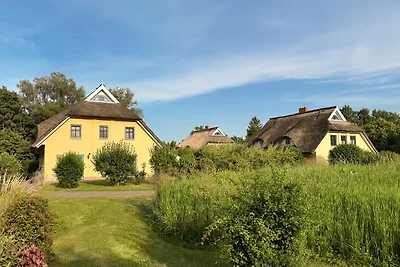 Lichtdurchflutetes Reetdachhaus
