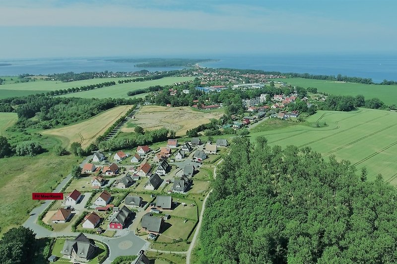 Luftbildaufnahme Lage FH MeerRaum