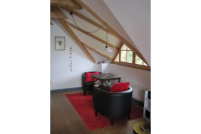Casa con tetto di paglia Zempin, piano sottotetto