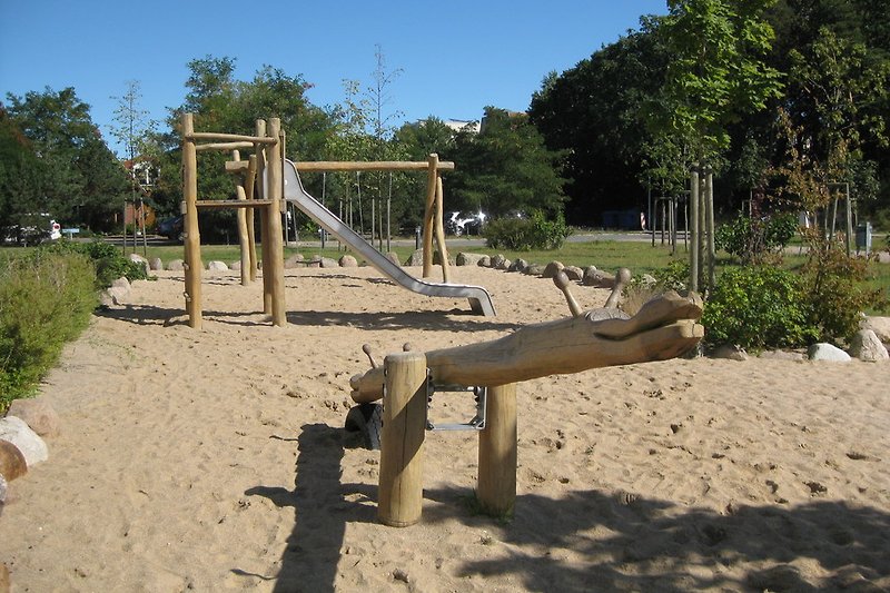 Children's playground for the holiday home complex