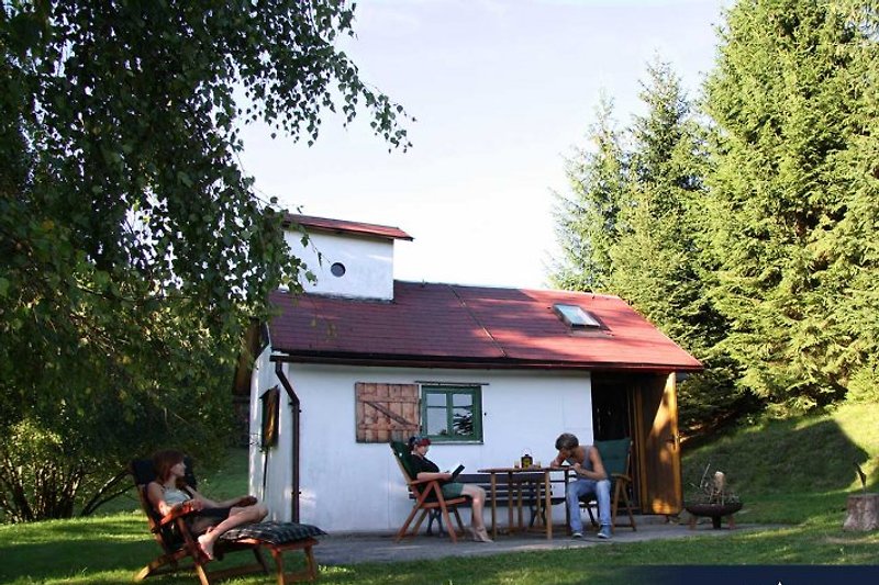 Jagdhütte Schnepfenloch mit Alleinlage und weitläufigem Außenbereich