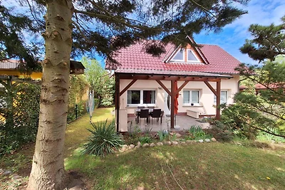Casa sul lago Fleesensee con barca a remi