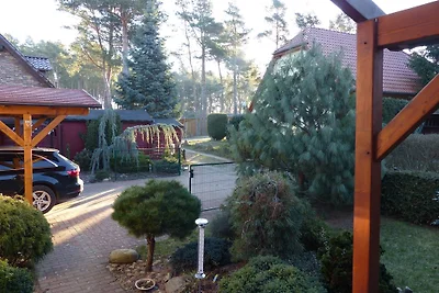 Haus am Fleesensee mit Ruderboot