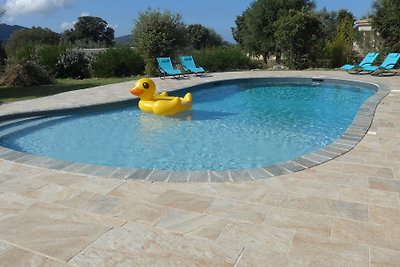 Ferienhaus mit Pool bei Calvi