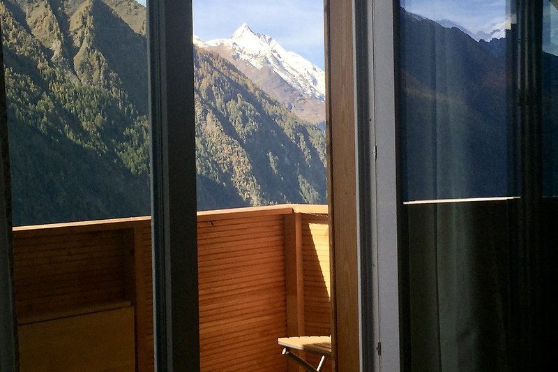 Herrlicher Blick direkt zum Großglockner dem höchsten Berg Österreichs