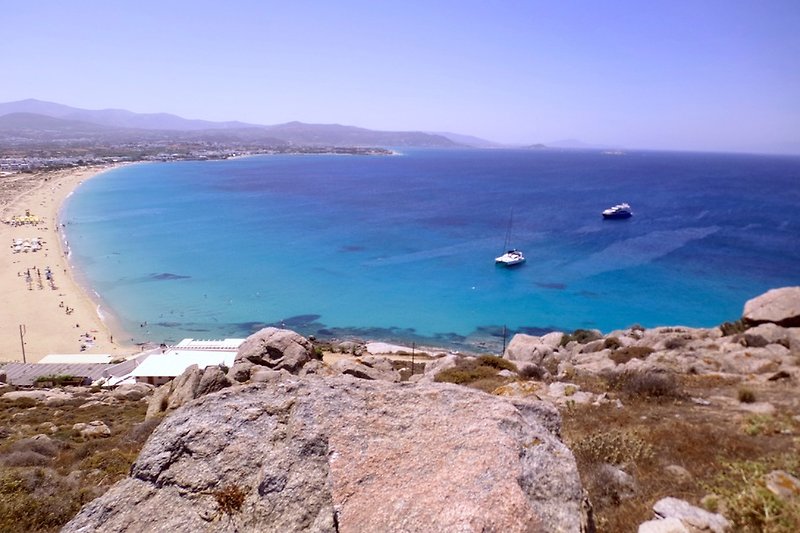 De baai van Agios Prokopios