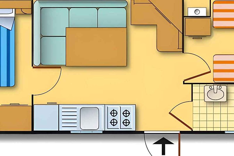 Plano caravana (muestra de una vivienda/ejemplo)